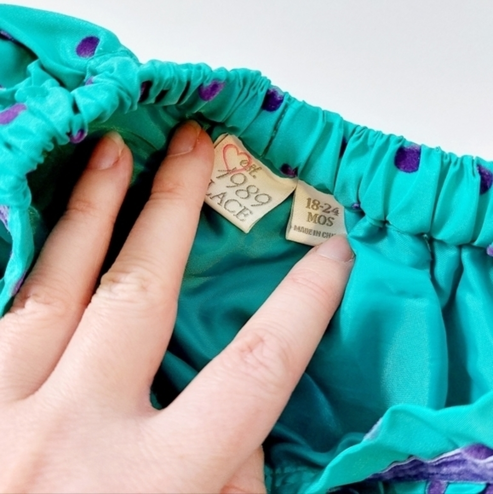 Teal & Purple Polka Dot Bubble Skirt 18-24‎ Months Childrens Place - Picture 4 of 4